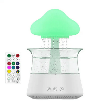 Cloud And Raindrop Humidifier Colorful Mushroom Forest Aromatherapy